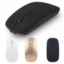 Перезаряжаемая беспроводная мышь, бесшумная, Bluetooth, PC, Mause 4,0, эргономичная мышь, 2,4 ГГц, USB, оптическая мышь для ноутбука, ПК, ноутбука, мышь