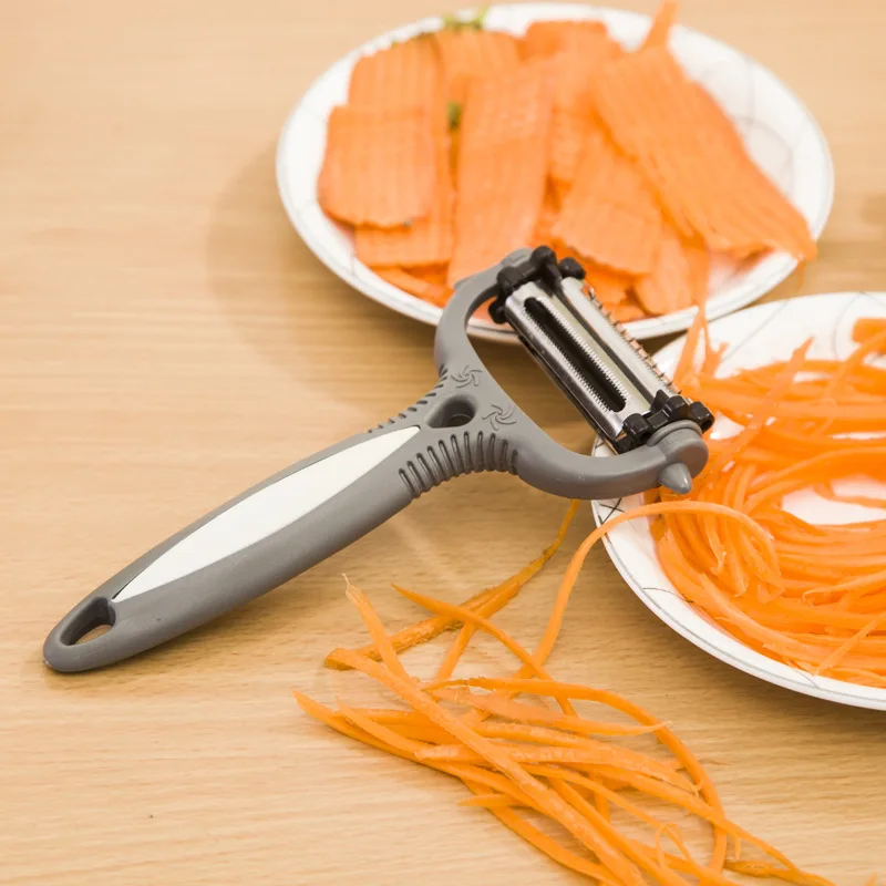 3 Blades Peeler 360 Rotary Carrot Apple Potato Peeler Melon Gadget