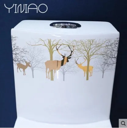 

Connected silent odor-proof ceramic household toilet