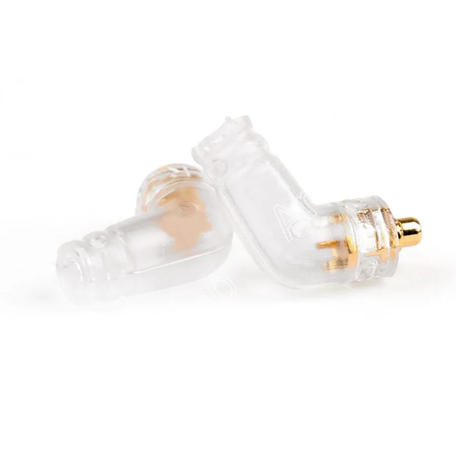 Areyourshop продажи встроенных L Форма Pin Mini разъем Jack для Shure SE215 SE425 SE535 UE900 наушников ясно черный