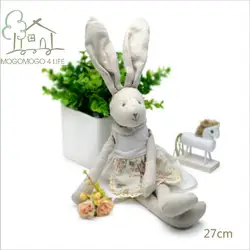27 см Роскошные девушки кролика плюшевые игрушки высокого качества с интересная одежда, хлопок белье экологический материал