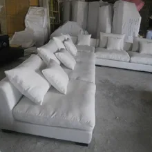 8611 ткань диван набор мебель для гостиной диван наборы Домашняя мебель секционный диван комплекты белый цвет перо внутри слойка asiento