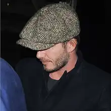 KLV 1 шт., модные мужские повседневные береты, таксистка, газетная Кепка, мужская, s, плющовая Кепка, для вождения, летние, плоские, восьмиугольные береты