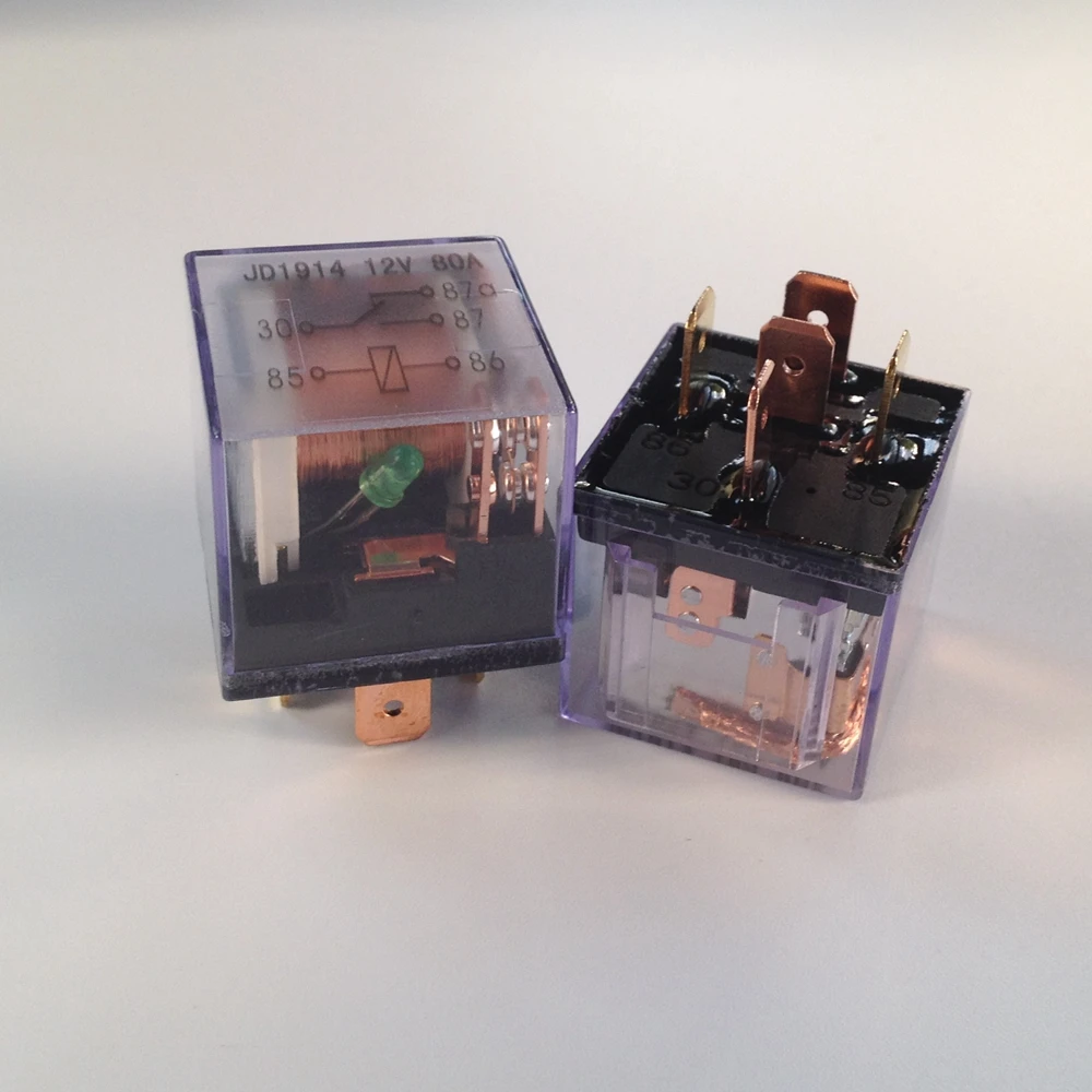 Automotive Relay 24V 5 Plug 80A Double Contact Waterproof Relay General