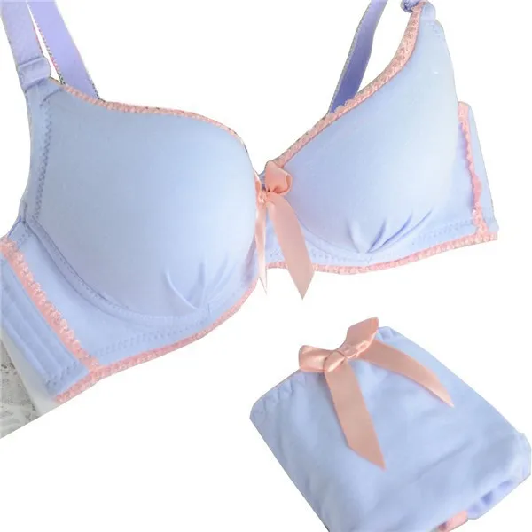 Women Bras + Panties Set Push Up Padded Bra Set Underwired Female Lingerie Brief Set Women Bras + Panties Set Push Up Padded Bra Set Underwired Female Lingerie Brief Set