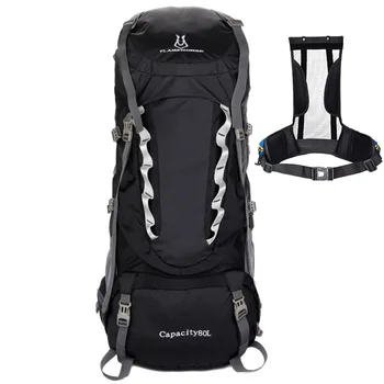 

Travel bag Pack Outdoor camping on foot climbing holiday bags Men women backpack 80L Super Large luggage bag black red blue gold