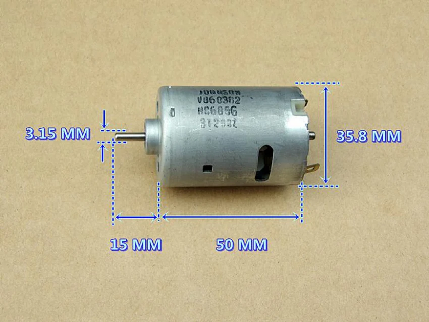 Двойной шариковый подшипник микро моторы DC12V-18V 15500 об/мин-23800 об/мин высокая скорость большой крутящий момент двигатель портативный ручной дрель мотор