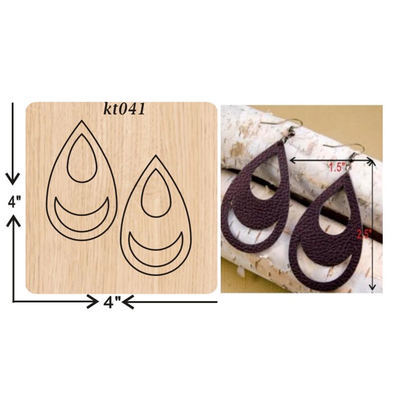 

earrings cutting dies 2019 new die cut &wooden dies Suitable for common die cutting machines on the market