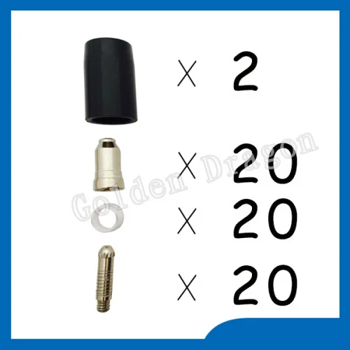 

SG-51 The best choice is wise Plasma CUTTER Cutting Consumables KIT TIPS 60Amp 1.2mm, 62PK