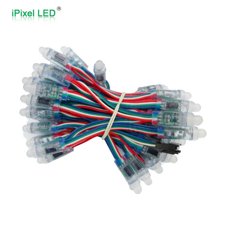 DC5V 12 мм матовый тонкий цифровой rgb led пикселей LPD6803