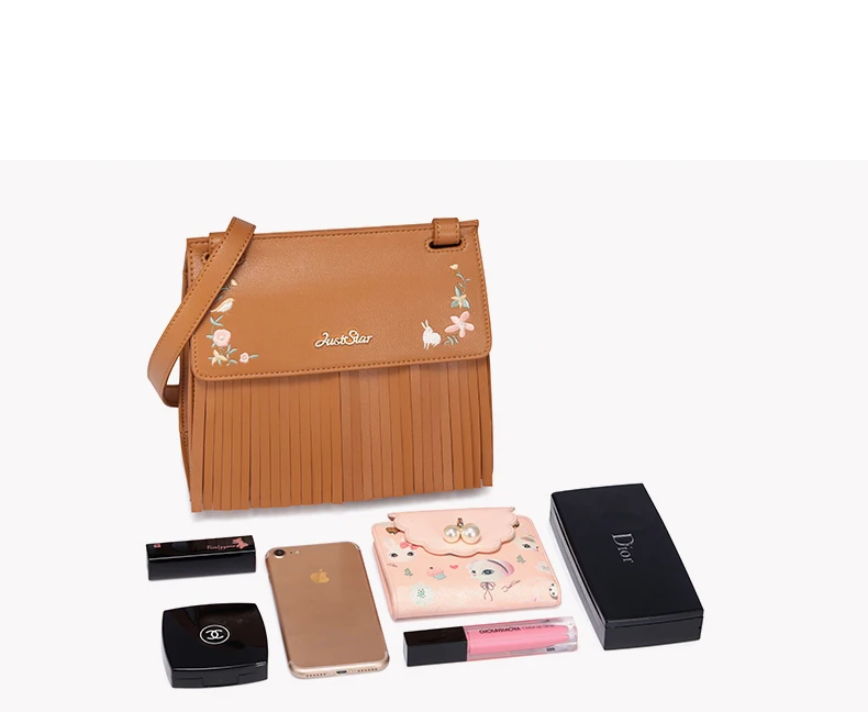 Just star women leather crossobody bag 9