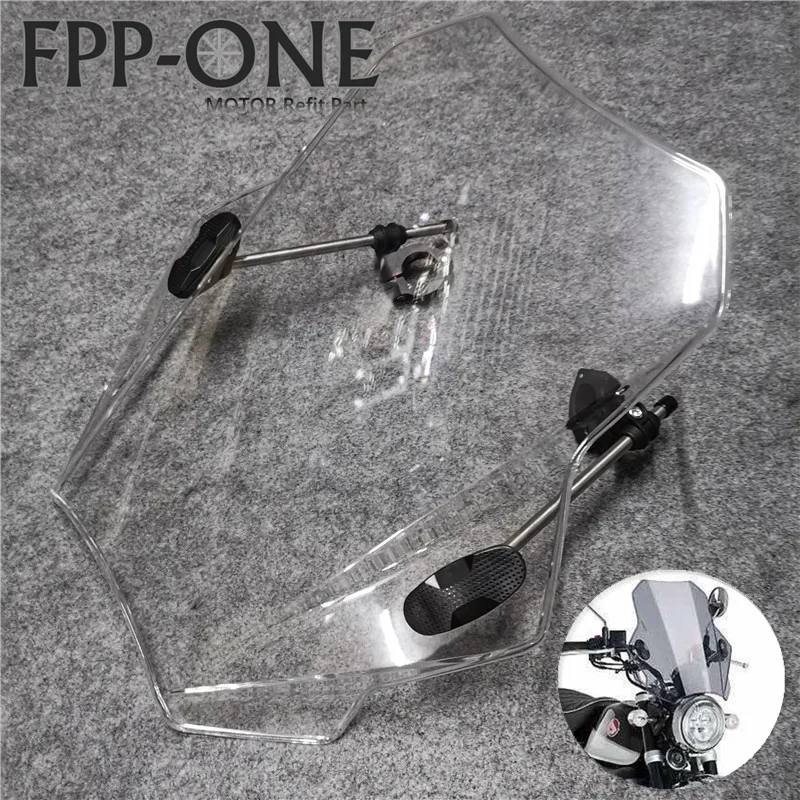 

FOR HONDA VTR-F VTR Type LD VTR250 CB1100 RS E Motorcycle Accessories 22 26 28MM Handlebar Universal Windshield