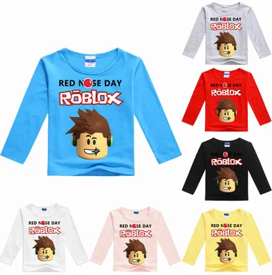 Us 648 20 Offnew Autumn Long Sleeve T Shirt For Girls Roblox Shirt Blouse For Boys Cotton Tee Sport Shirt Roblox Costume For Baby Boy In T Shirts - 