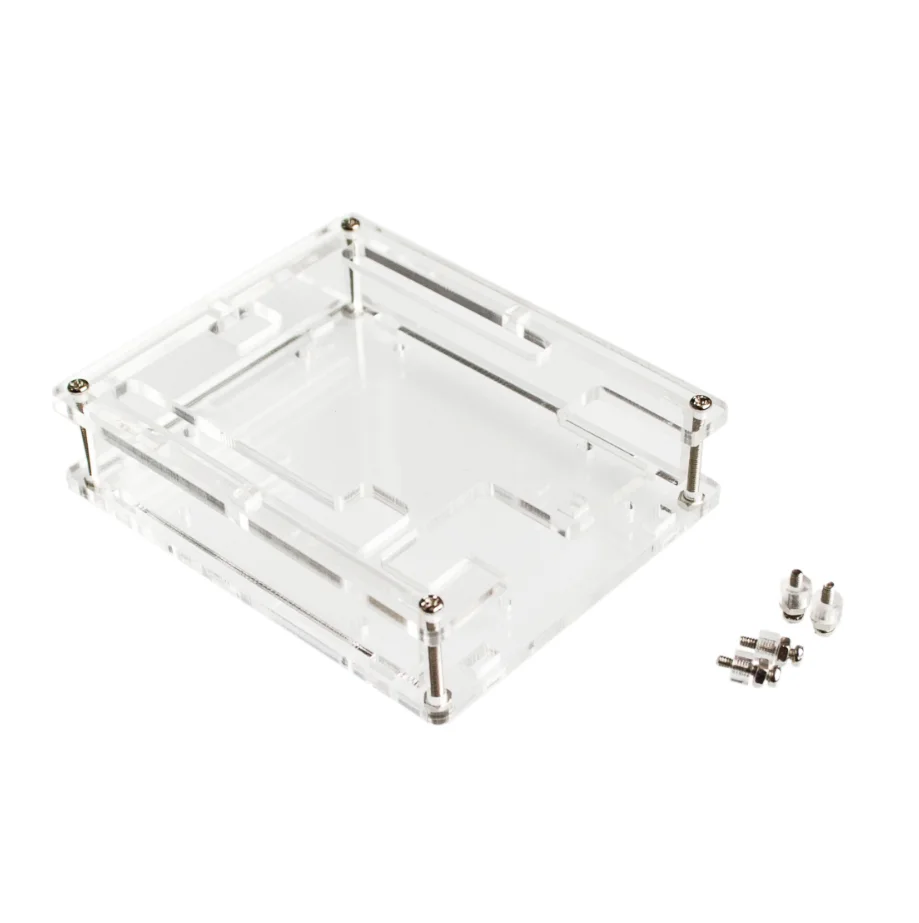 

Smart Electronics Uno R3 Case Enclosure Transparent Acrylic Box Compatible with UNO R3