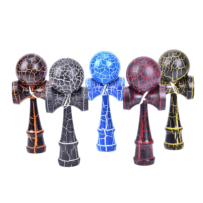 Деревянный шар Kendama PU краска 20 см струны профессиональные игрушки для взрослых досуг спортивная игрушка для игр на открытом воздухе