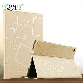 

Case For IPad mini 4 universal Slim imitation leather PU square pattern Drop resistance Smart wake up sleep Case For iPad mini