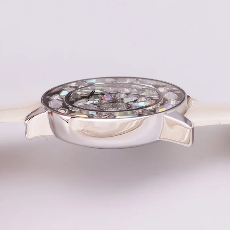 Melissa женские часы Япония кварцевые модные стразы большие часы натуральная кожа роскошный кристалл девушки подарочная коробка