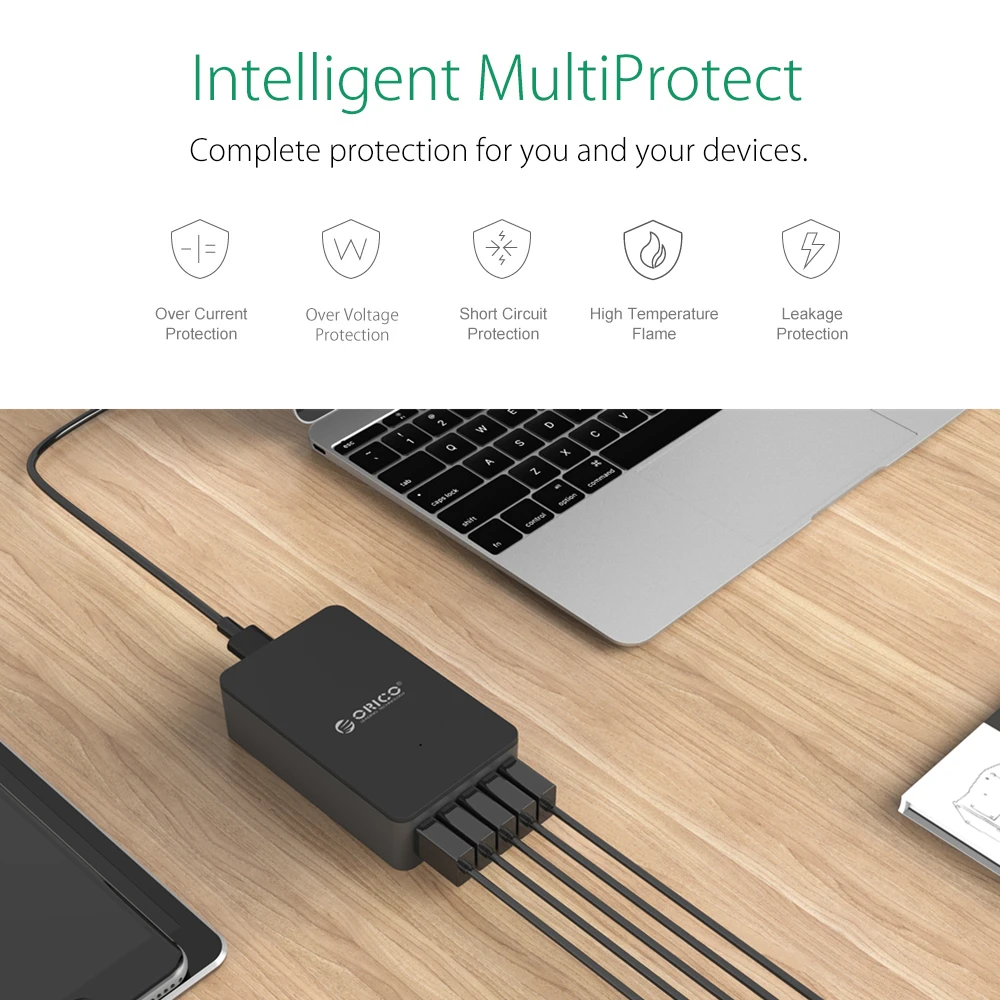 ORICO USB настольный адаптер зарядное устройство для мобильного телефона EU/US/UK/AU