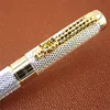 1pc/lot JINHAO Roller Ball Pen 1200 Canetas Silver Pens Gold Clip Business Executive Fast Writing Pen Luxury Pen 14*1.4cm ► Photo 3/4