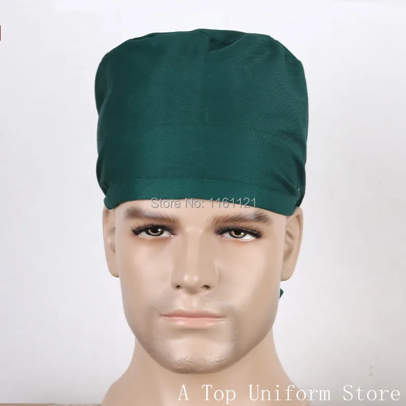 2017 Medical Suit Lab Coat Mens Surgical Cap Medical Caps Scrub for