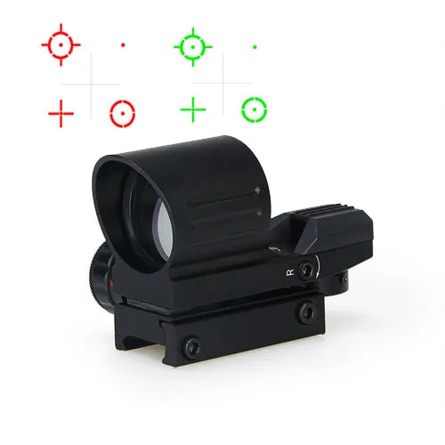 

PPT Tactical Luxury 1X Magnification 4 Reticle Mini Red Green Dot Scope For Outdoor Sport Hunting OS2-0099