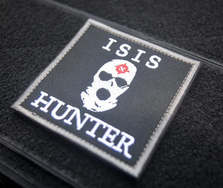 

ISIS HUNTER PATCH US ARMY USA MILITARY ISIL TACTICAL ACU LIGHT MORALE PATCH BADGE FOR Backpack jacket