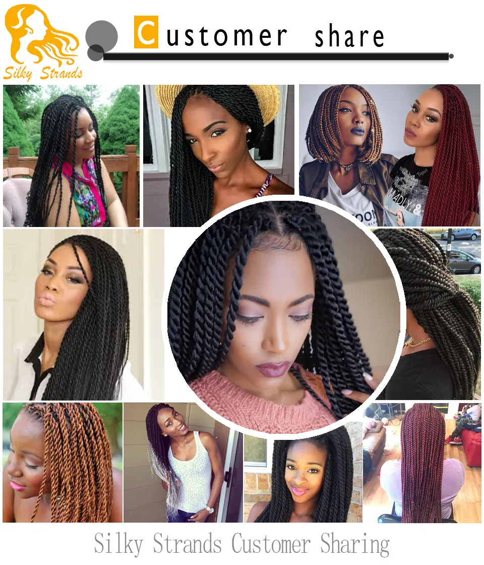 Freetress Crochet Braids Ombre Senegalese Twist Hair 18inch Jumbo