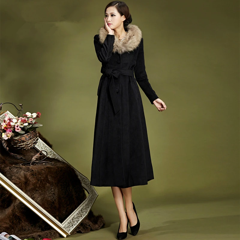2019 Winter Lente Hoge Kwaliteit Vrouwen Wasbeer Haar Kraag Kasjmier Wol Warme Geul Nobele Sjerpen Slanke Lange Maxi Jas Vrouwelijke 2019 Winter Lente Hoge Kwaliteit Vrouwen Wasbeer Haar Kraag Kasjmier Wol Warme Geul Nobele Sjerpen Slanke Lange Maxi Jas Vrouwelijke