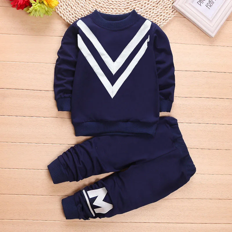 

children clothing sets 2018 spring autumn baby boys 2 pieces sports set sweatshirts+pants tracksuit kids clothes sets for girls