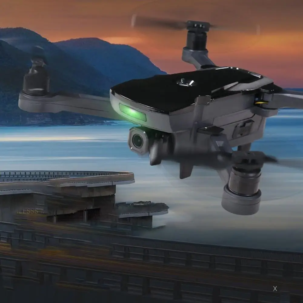 CG033 فرش FPV Quadcopter مع 1080 P HD WiFi كاميرا ذات محورين RC هليكوبتر طوي RC Drone GPS Drone 20 دقيقة تحلق الوقت