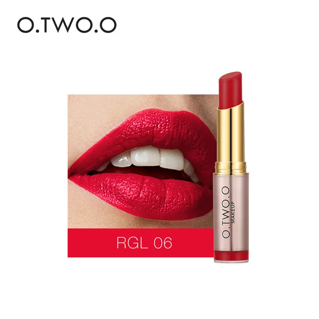 O. TWO. O матовая губная помада для красных губ, косметический макияж, стойкий водостойкий набор для макияжа губ, 20 цветов, телесный Косметический Набор губной помады - Цвет: 06