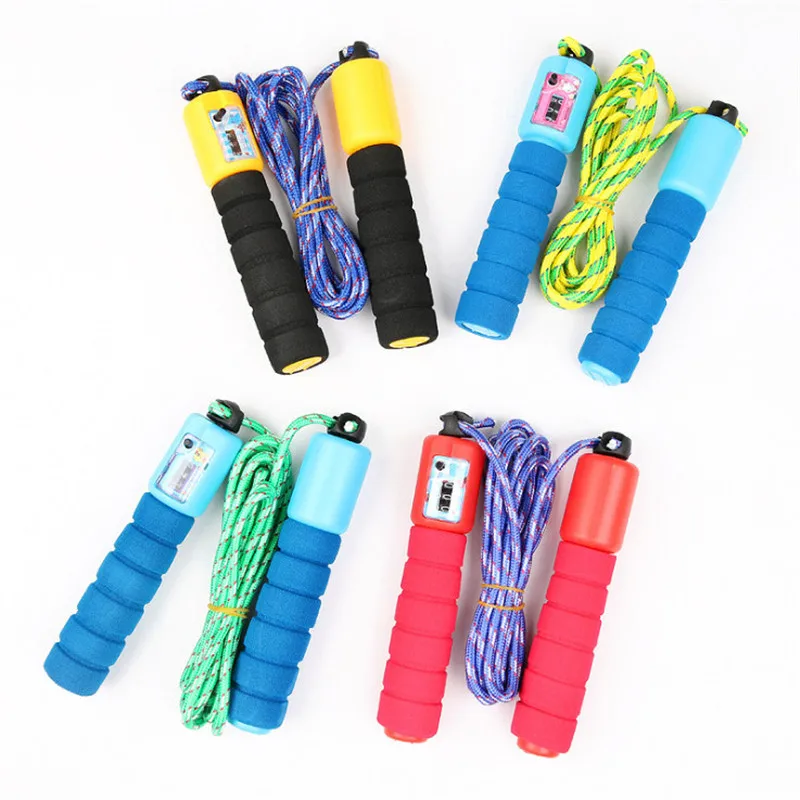 

Jump Ropes with Counter Sports Fitness Adjustable Fast Speed Counting Jump Skip Rope Skipping Wire