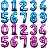 16 32 Inch Number Balloons Foil Balloon Gold Silver Blue Digital Globos Wedding Birthday Party Decoration Baby Shower Supplies ► Photo 3/6