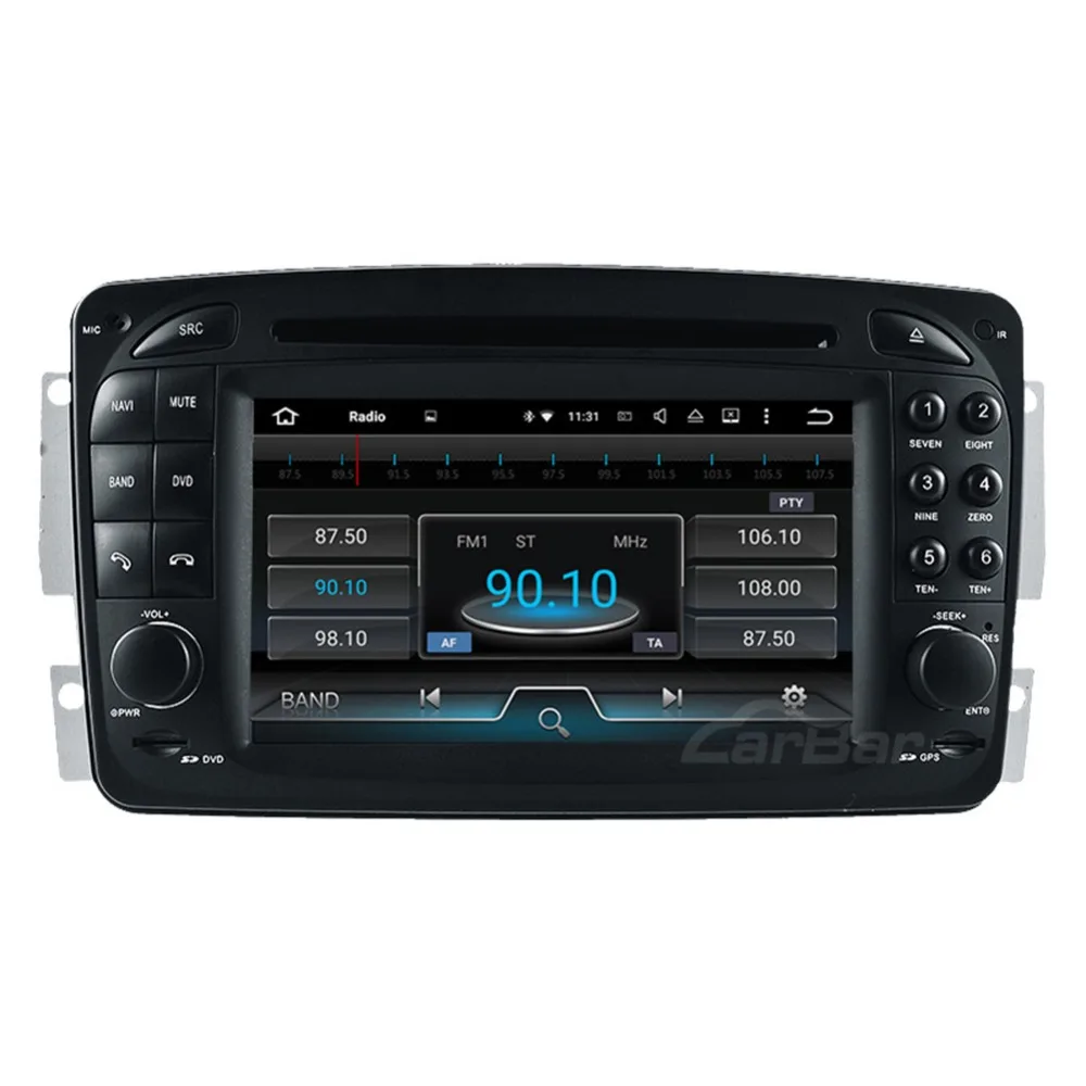 Discount Android Car DVD GPS Navigation Audio Stereo Player for Mercedes Benz Vaneo Viano Vito C W203 A W168 CLK C209 G W463 CL C203 3