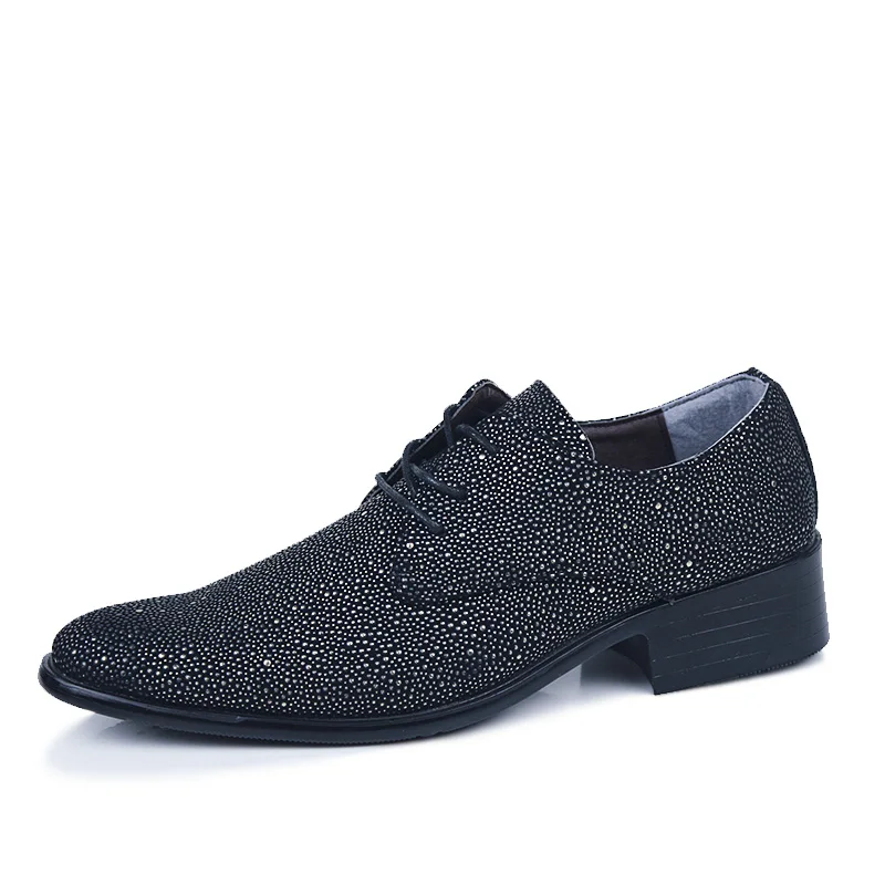 designer rhinestones leather shoes men italian fashion wedding party male footwear evening boy brogue dress oxford shoes for men (6)