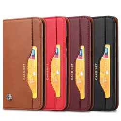 Набор карт PU кожаный чехол для Xiaomi Redmi K20 Pro 7 6 Note7 Pro кожа + Мягкий ТПУ слот для денег чехол-подставка