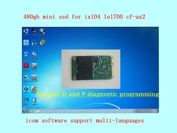 

480gb mini ssd with Windows 7 system Without Diagnostic Software can be installed Icom a2 next Software free ship