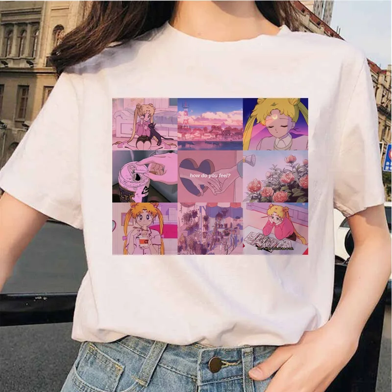 Vaporwave рубашки ulzzang Grunge Tumblr графическая Футболка harajuku Эстетическая Винтажная футболка корейский стиль 90s одежда футболка