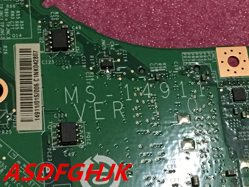 MS-1491 MS-14911 ل MSI X460DX اللوحة المحمول 100% TESED موافق