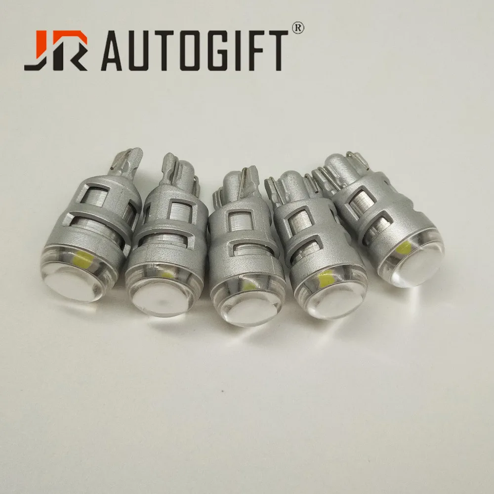 10 шт. led t10 w5w лампа 1smd 3030 объектив супер яркий Авто Стайлинг номерного знака свет