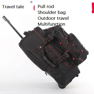 Путешествия сказка 20 дюймов водонепроницаемый тяга сумка Открытый Путешествие Многофункциональный Чемодан Spinner бренд дорожного чемодана