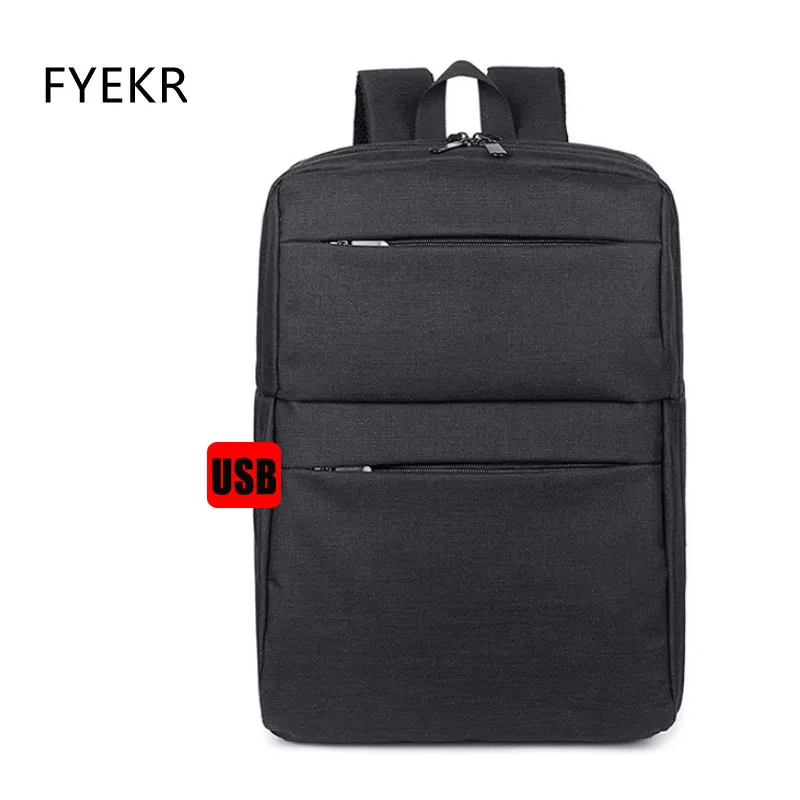 

USB Charging Men Laptop Backpack Fashion Women Backpack SchoolBag Multifunction USB Charging Backpack Male Black Travel Bagpack