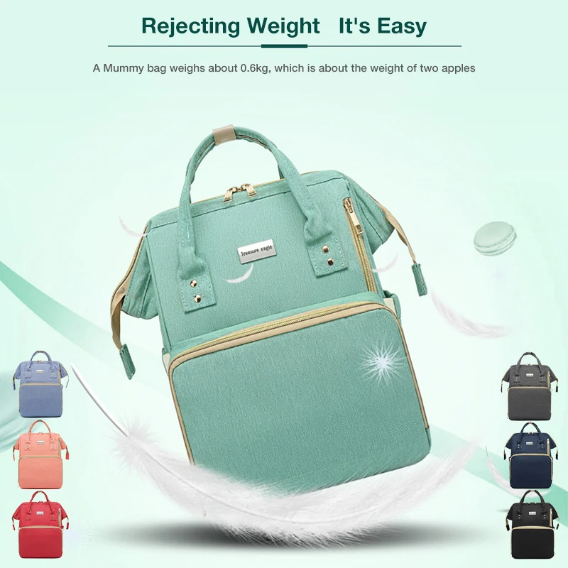 

Fashion Mummy Maternity Nappy Backpack Bag Large Capacity Bag Mom Baby Waterproof Outdoor Travel Diaper Bags For Baby Care