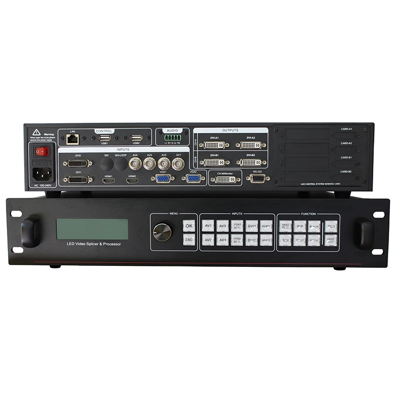 

led hd video processor AMS-SC358 11 Channels digital-analog video input