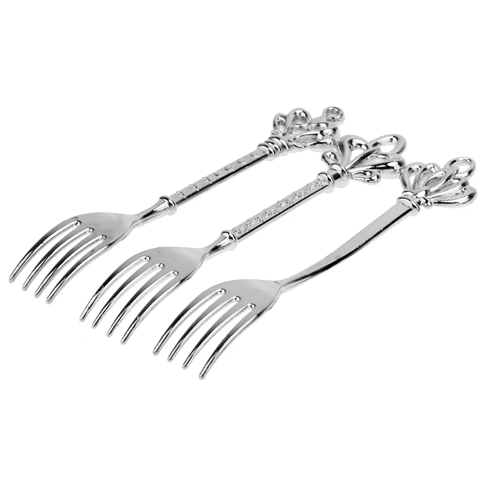 3 шт. винтажная вилка для фруктов|fruit fork|mini forkfork cake |