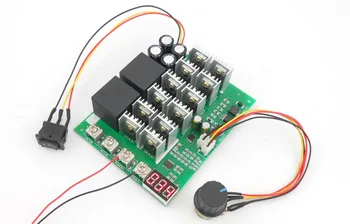 

5PCS/LOT PWM DC 12v / 24v / 36v / 48v 60A 3000W motor speed controller with reverse switch ( PWM HHO RC Controller)(6.5)