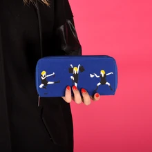 KIITOS LIFE Canvas printed long wallets in ARTIFICIAL series in 6styles originally designed(FUN KIK)