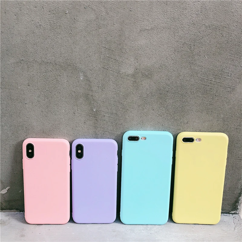 Sinbeda TPU Silicone Cases Color For Xiaomi mi 4X 5X 6X High Quality Frosted Shockproof Cover Redmi MI S2 Note |