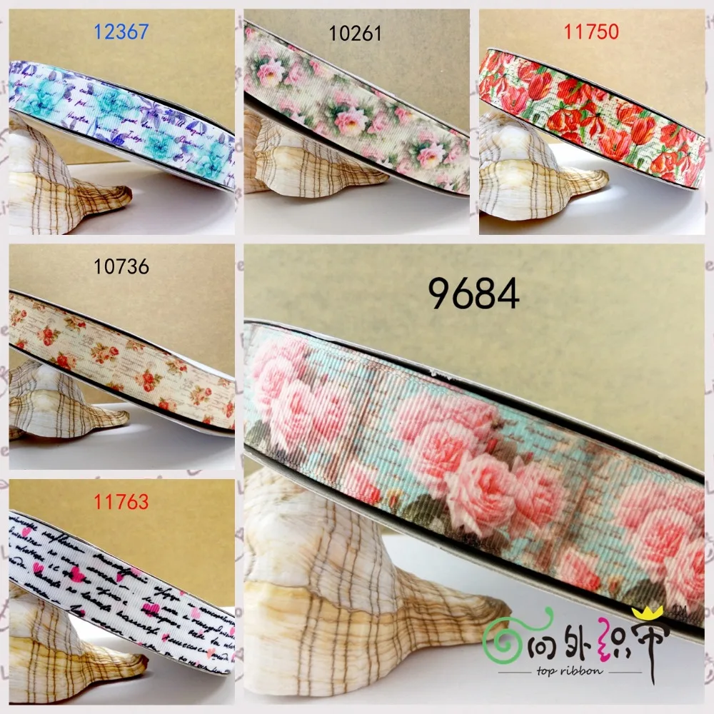 

Cartoon printed grosgrain ribbon ,satin ribbon 10 yards.