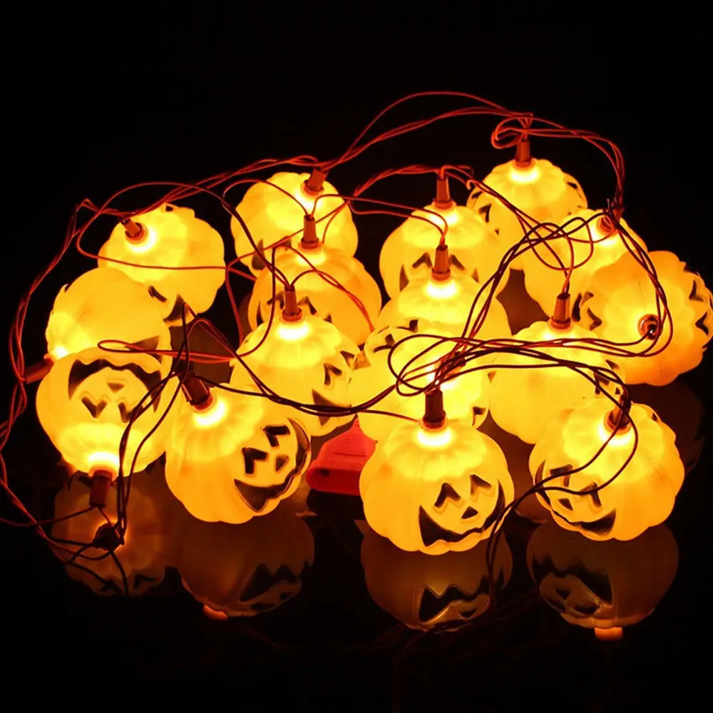 New 16PCS Halloween Pumpkin Lantern Vintage Bar String Light Party